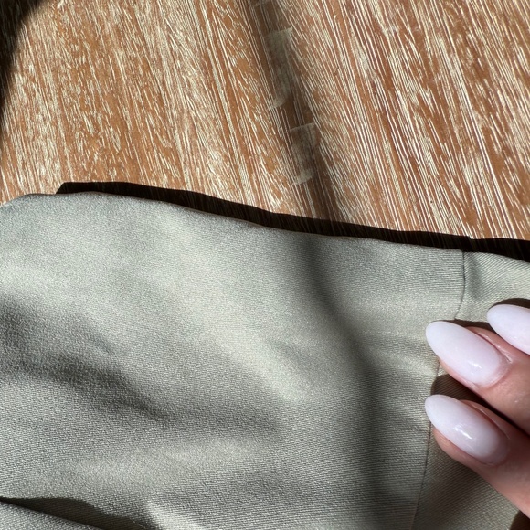 Naanaa Khaki Cargo Mini Skirt & Corset Top Set - Picture 5 of 9